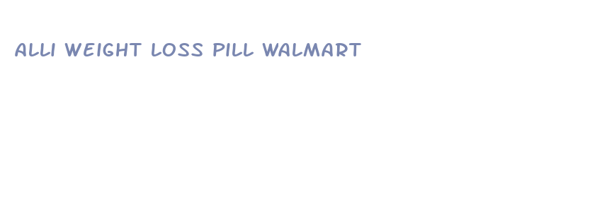 alli weight loss pill walmart