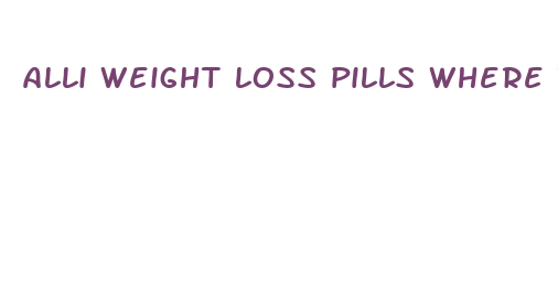 alli weight loss pills where to buy