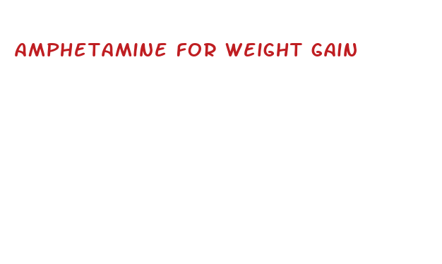 amphetamine for weight gain