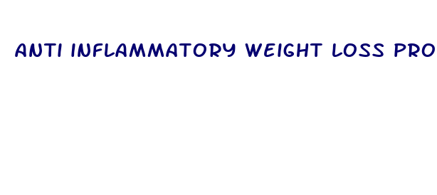 anti inflammatory weight loss program supplement