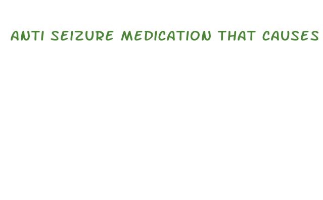 anti seizure medication that causes weight loss