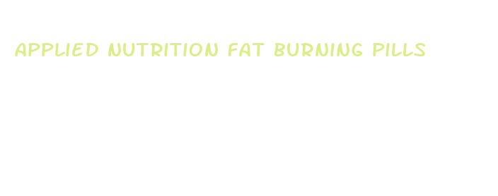 applied nutrition fat burning pills