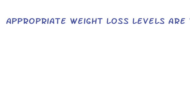 appropriate weight loss levels are what maximum number of pounds