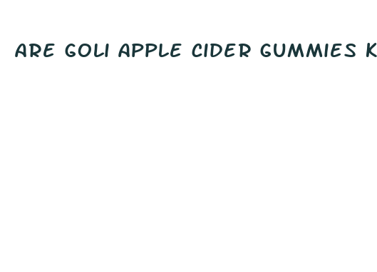 are goli apple cider gummies keto friendly