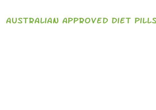 australian approved diet pills