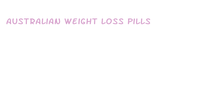 australian weight loss pills