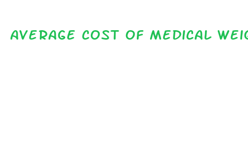 average cost of medical weight loss