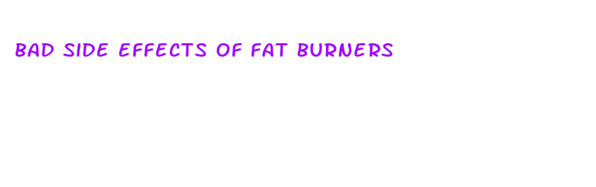 bad side effects of fat burners