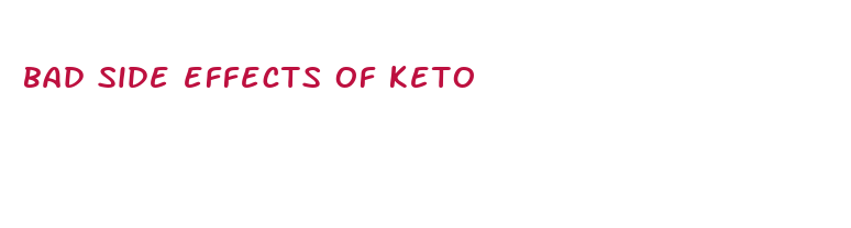 bad side effects of keto