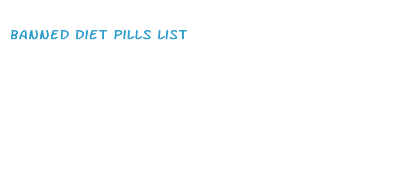 banned diet pills list