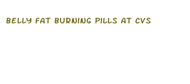 belly fat burning pills at cvs