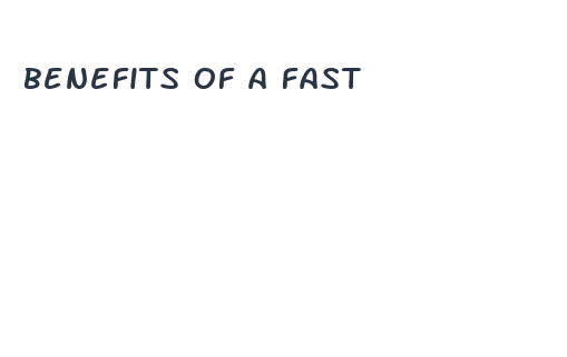 benefits of a fast