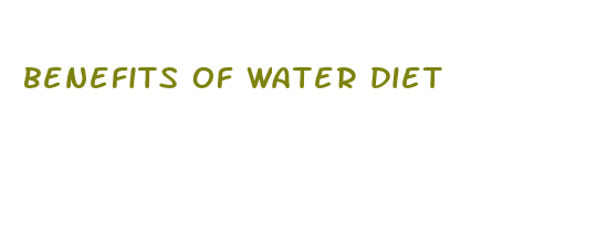 benefits of water diet