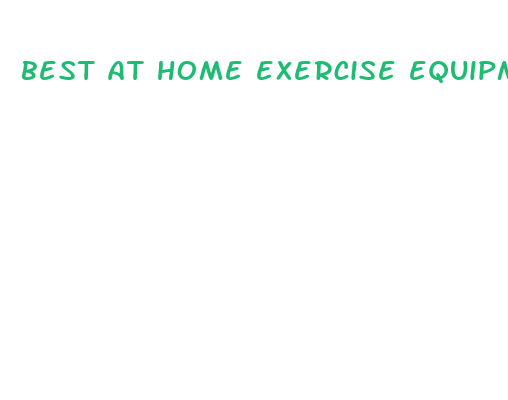 best at home exercise equipment to lose weight fast