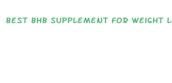 best bhb supplement for weight loss