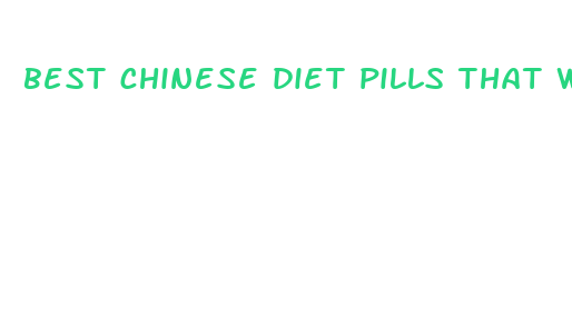 best chinese diet pills that work