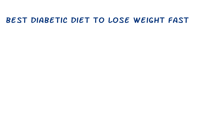 best diabetic diet to lose weight fast