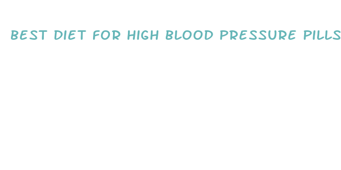 best diet for high blood pressure pills