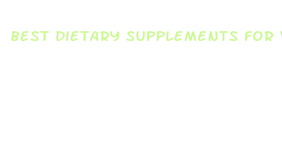 best dietary supplements for weight loss