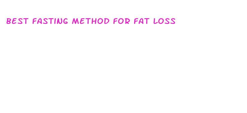 best fasting method for fat loss