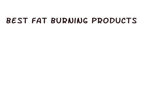 best fat burning products