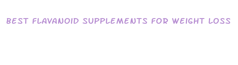 best flavanoid supplements for weight loss