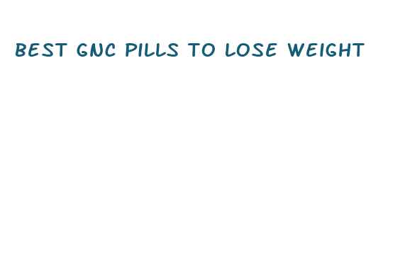 best gnc pills to lose weight