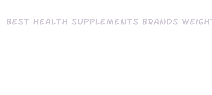 best health supplements brands weight loss p