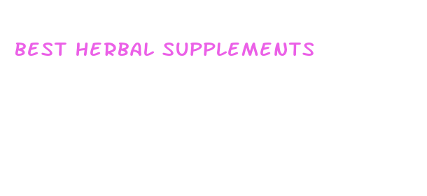 best herbal supplements