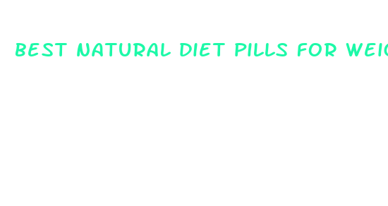 best natural diet pills for weight loss