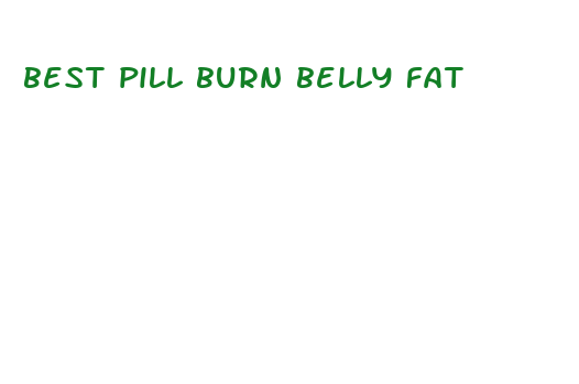 best pill burn belly fat