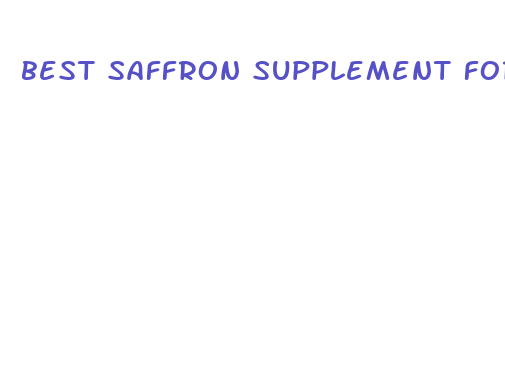 best saffron supplement for weight loss