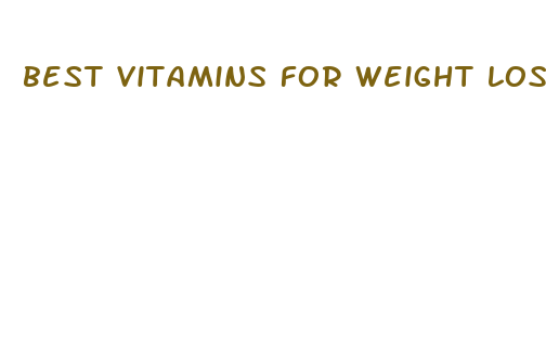 best vitamins for weight loss