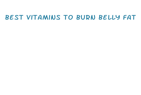 best vitamins to burn belly fat