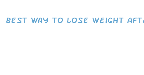 best way to lose weight after 60