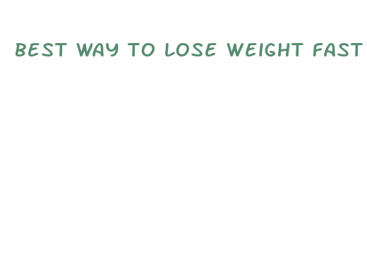 best way to lose weight fast while running