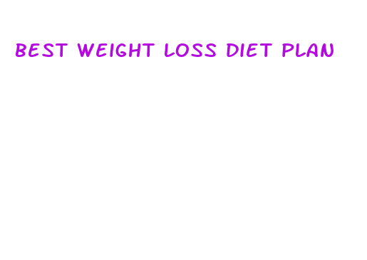 best weight loss diet plan