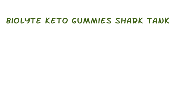 biolyte keto gummies shark tank