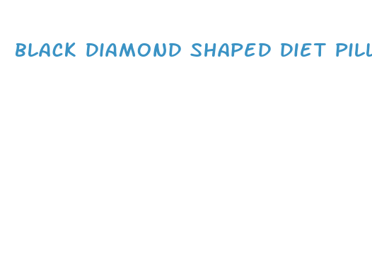 black diamond shaped diet pill