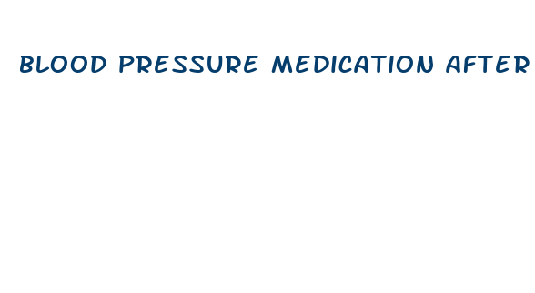 blood pressure medication after weight loss