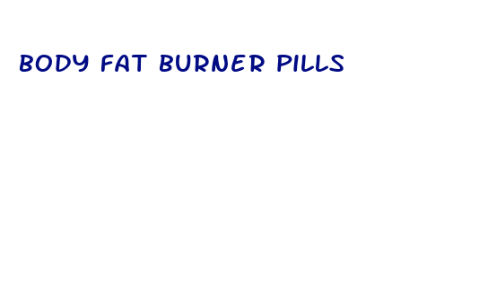 body fat burner pills