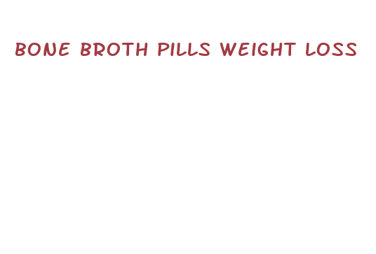 bone broth pills weight loss