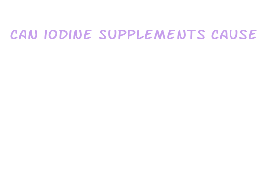 can iodine supplements cause weight loss