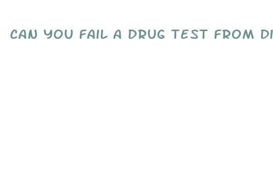 can you fail a drug test from diet pills