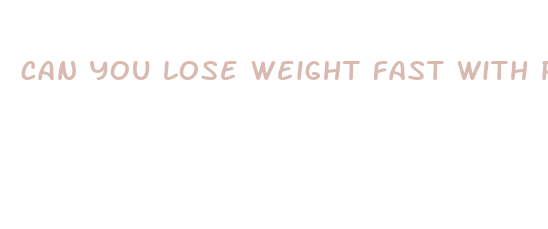 can you lose weight fast with pcos