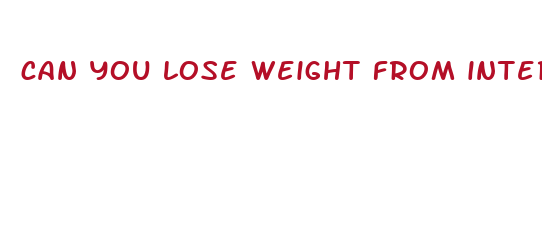 can you lose weight from intermittent fasting alone