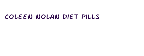 coleen nolan diet pills