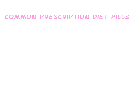 common prescription diet pills