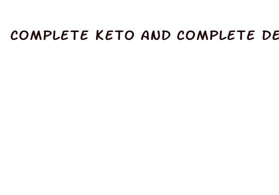 complete keto and complete detox pills