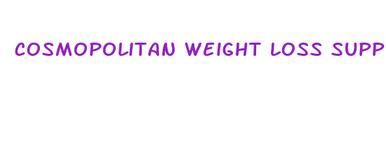 cosmopolitan weight loss supplements